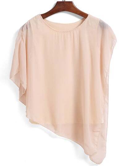 khaki chiffon blouse