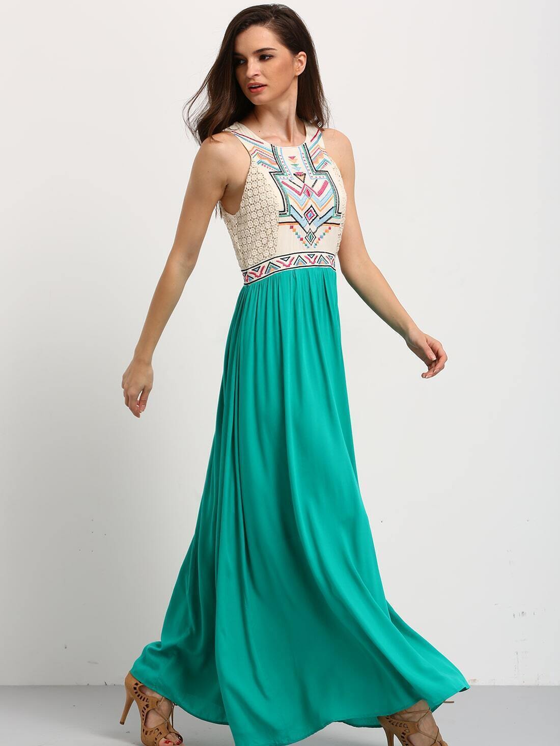 puffball maxi dress