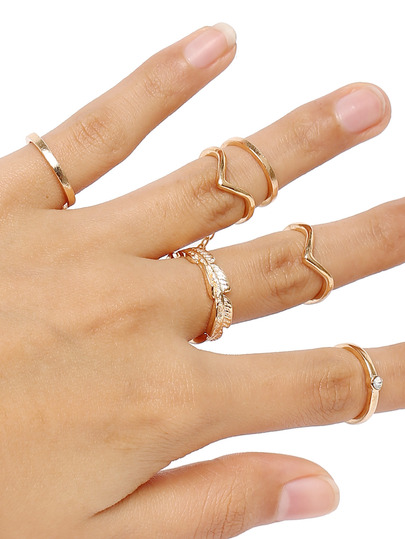 shein rings butterfly