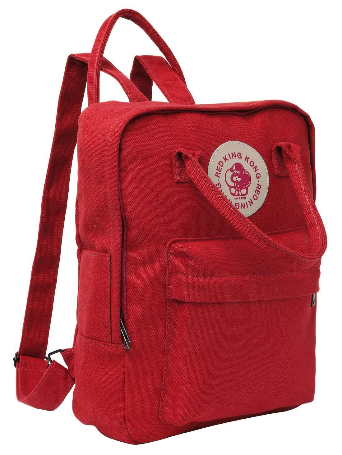 Dual Handle Rectangle Canvas Backpack SheIn(Sheinside)