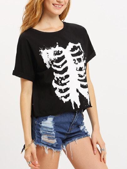 skull shirt shein