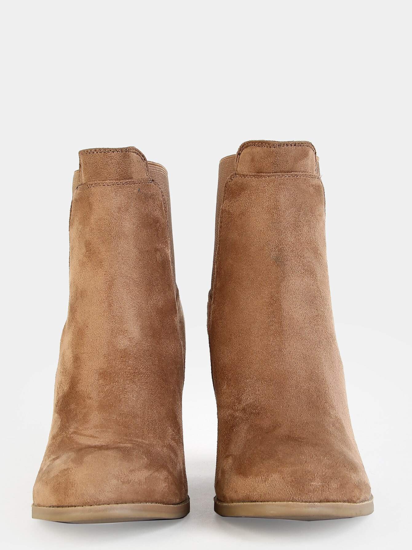 faux suede chelsea boots womens