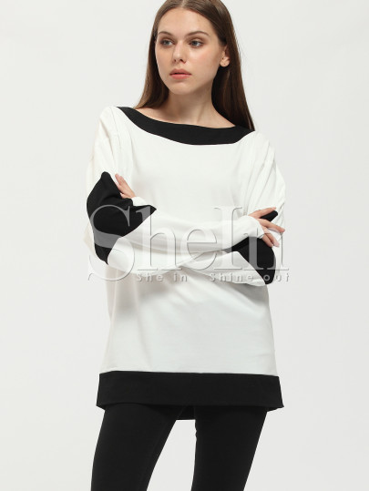 Color Block Loose T-Shirt