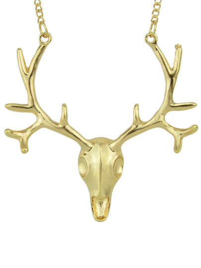 Collar colgante ciervo