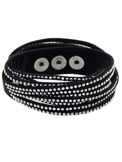 Black Diamond Multilayers Bracelet