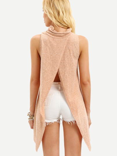 Wrap Back Slub T-shirt
