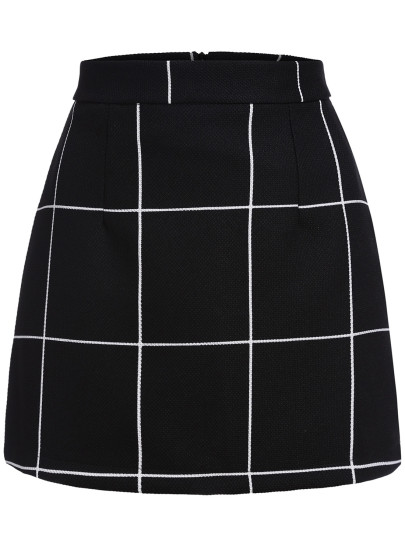 Plaid Mini Skirt