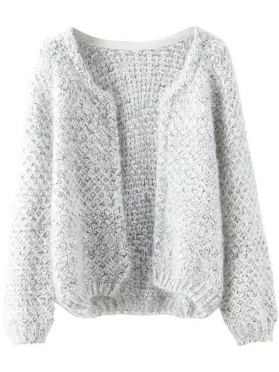 Vestito in mohair con maniche lunghe