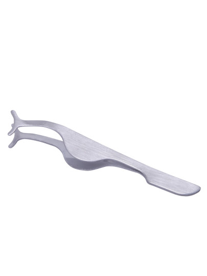 Pinzette falsche Wimpern - silber