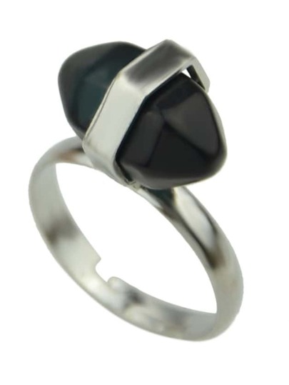 bagues ajustable avec femme -Noir