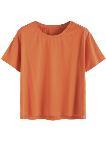 T-shirt Girocollo sciolto Cachi