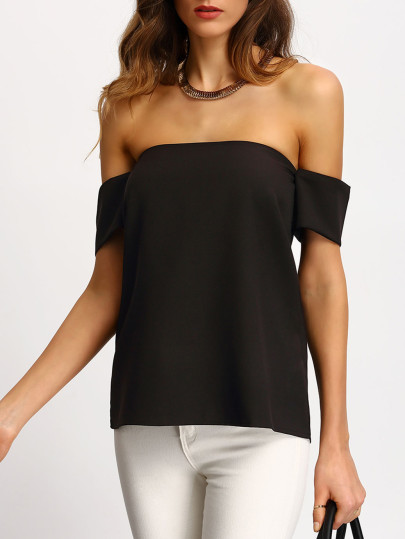 Off The Shoulder Tunic Top