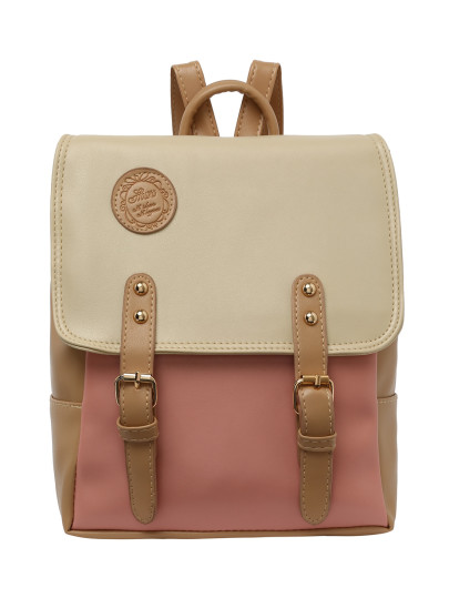 Rucksack im Parbblock mit Schnalle