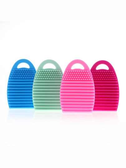 Silicone pennello pulizia del viso di silicone colore casuale
