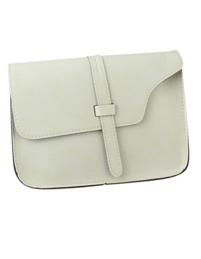 Sac en bandoulière similicuir - blanc