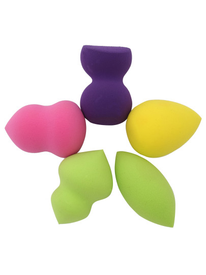 5PCS éponge à maquillage forme différente