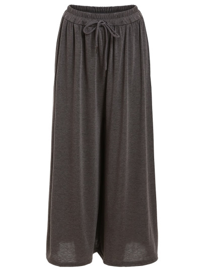 Pantaloni larghi con coulisse in vita