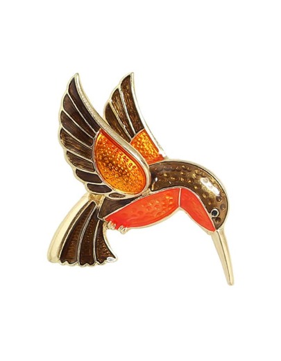 Enamel Bird Shape Fashion Brooch