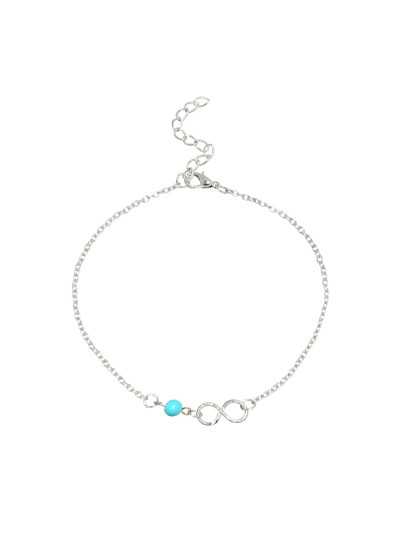Bracelet de cheville avec perles à la mode