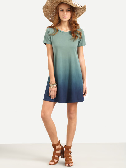 Ombre Tee Dress