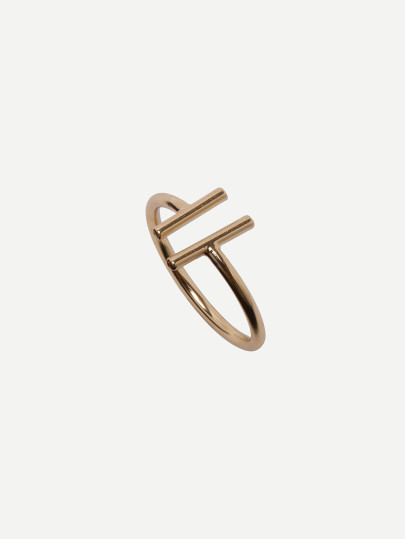 Bague à la mode - doré