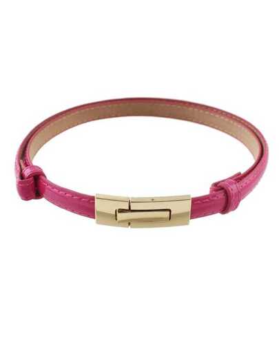 Hotpink Pu Leather Thin Belt