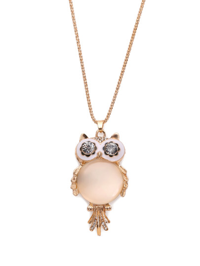Collier avec pendentif en forme d'hibou