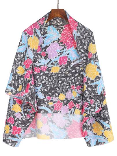 Kimono Stampa Floreale - Multicolore