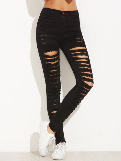 Extreme Ripped Skinny Jeans