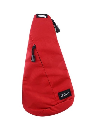Red Sport Style One Shoulder Backpack