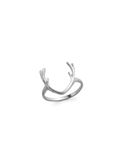 Bague forme en ramurede - argenté