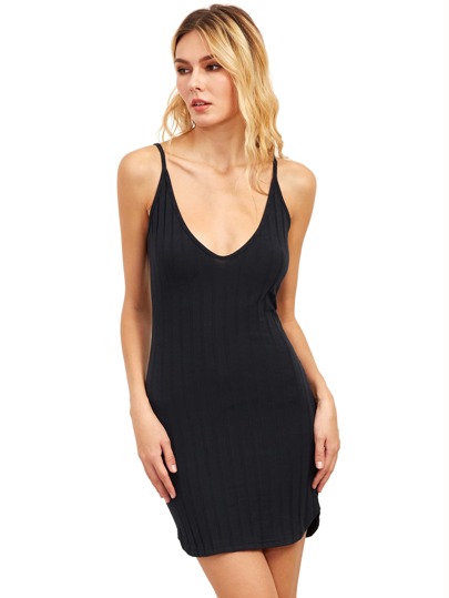 Vestito bodycon spalline