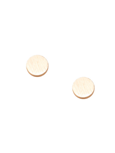 Geometrische Runde Ohrstecker-gold