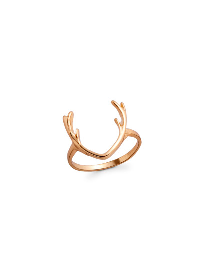 Bague forme en ramurede - doré