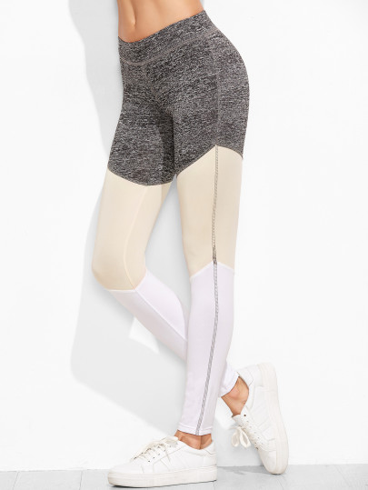 Leggins de color combinado