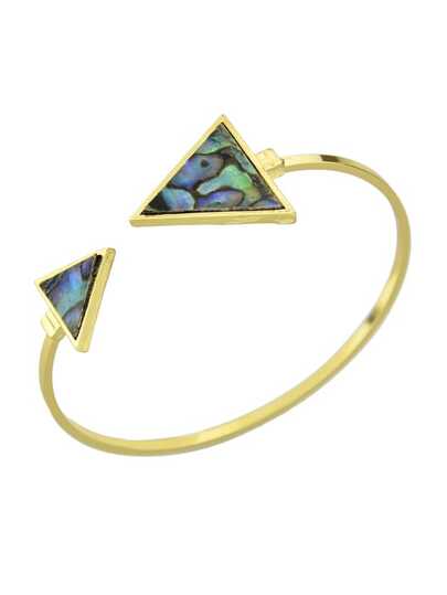 Bracelet coloré avec pierre triangle nouvelle modèle