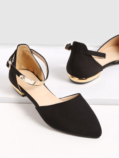 Zapatos puntera afilada-negro