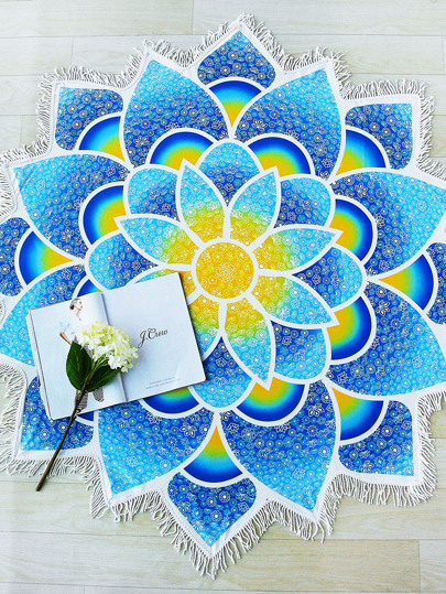 Telo mare a forma di Lotus Mandala
