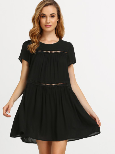 Short Sleeve Shift Dress