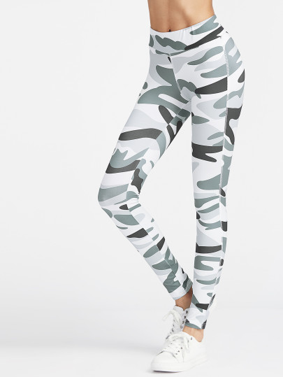 Camo Printed Leggings