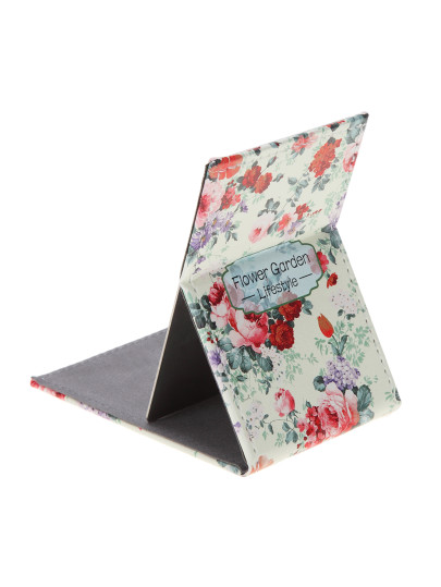 Calico Print Fold Over Mirror