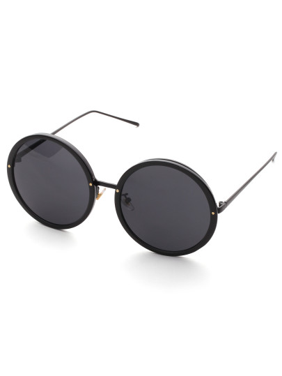 Metal Frame Round Lens Sunglasses