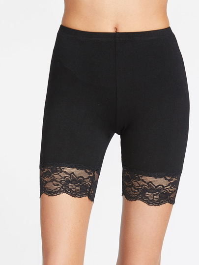 Http Es Shein Com Black Lace Trim Short Leggings P Cat Html Http Es Shein Com Black Lace Trim Short Leggings P Cat Html