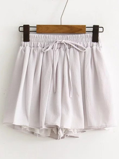 Shorts en mousseline de soie