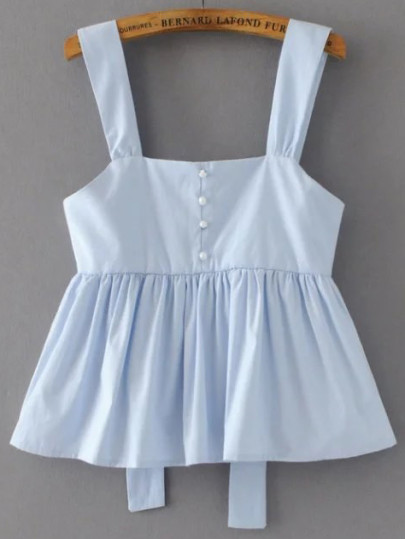 Parte superior abierta del peplum con las perlas Embellished