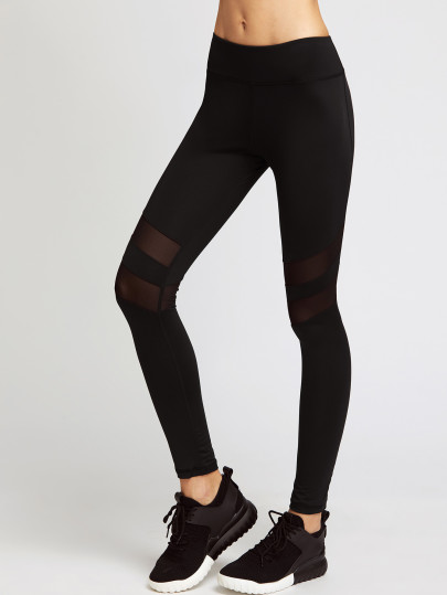 Aktive Mesh Paneled Leggings