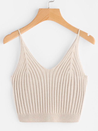 Camisole mit Stricken
