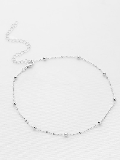 Gargantilla con cadena con detalle de abalorios