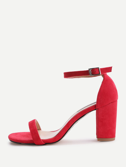 Sandales à talons hauts en deux parties