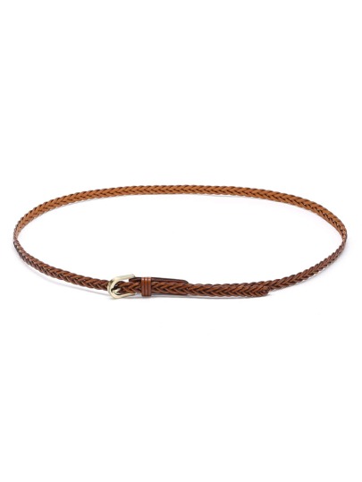 Woven Skinny Belt